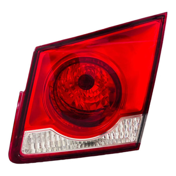 Lanterna Direita Tampa Traseira Chevrolet Cruze Sedan 12/16 Direito/passageiro Vermelho Com Parte Cristal