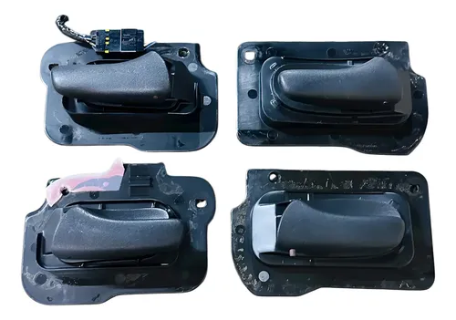 Maçaneta Puxador De Porta Interno Vectra 1996 1997 Até 2005 Preto Dianteira/traseira