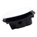 Portinhola Tampa Tanque De Combustível Chevrolet Onix 2020  Branco