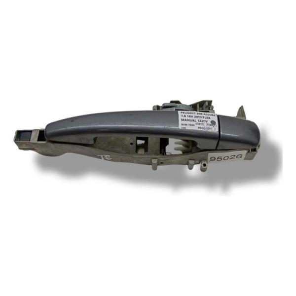 Maçaneta Externa Traseira Esquerda Peugeot 308 Allure 2013 Cinza Traseira