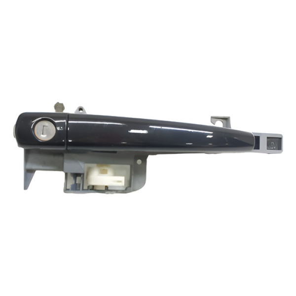 Maçaneta Externa Dianteira Esquerda Peugeot 407 2005  Preto Dianteira
