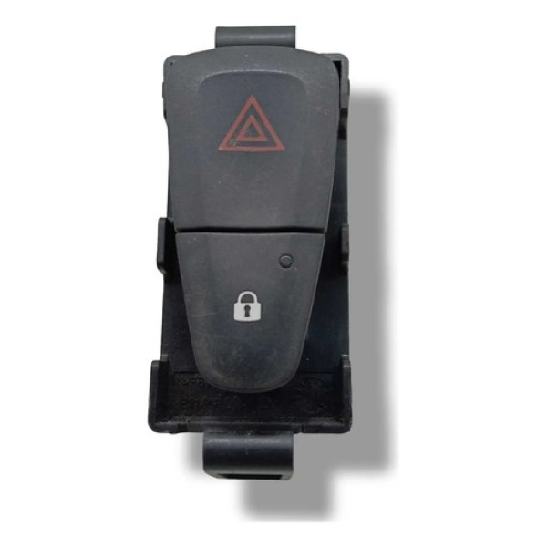 Botao Pisca Alerta Trava Porta Renault Logan 2014 252100502r Preto