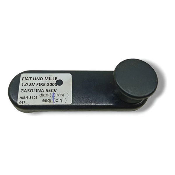 Manivela Interna Dianteira Esquerda Fiat Uno Mille 2005 2013 - Preto