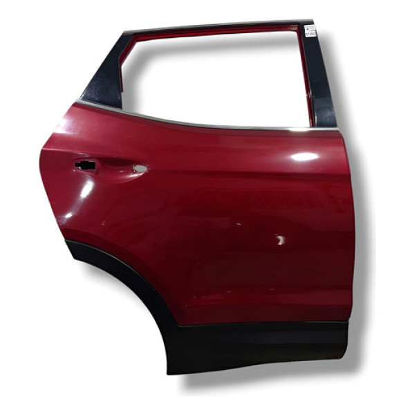 Porta Traseira Direita Hyundai Santa Fé 2013 Traseira Direita Vermelho