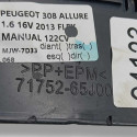 Acabamento Spoiler Dianteiro Peugeot 308 2013 C/detalhe Cinza