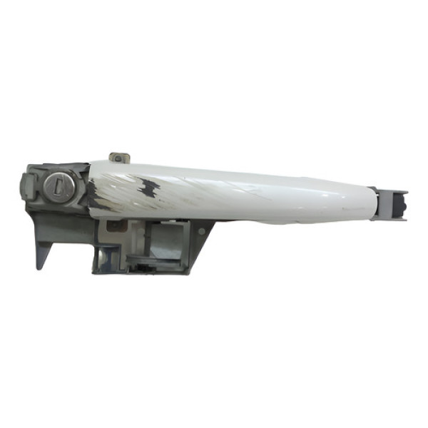 Maçaneta Externa Dianteira Esquerda Peugeot 3008 2012  Branco Dianteira
