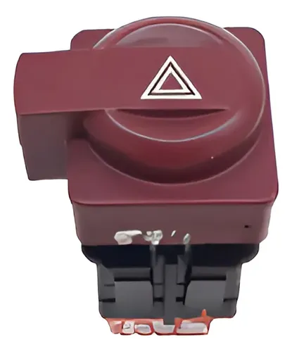 Botão Pisca Alerta Citroen C4 Pallas 2008  Vermelho