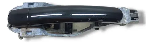 Maçaneta Externa Porta Traseira Esquerda Vw Golf 2014 Cx1578 Preto Traseira