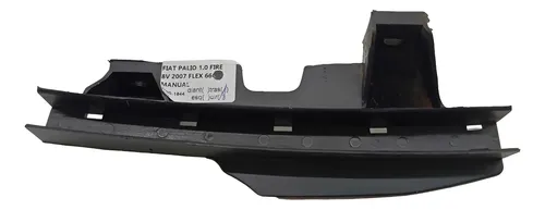 Canaleta Guia Vidro Traseiro Direito Fiat Palio 2007 Preto