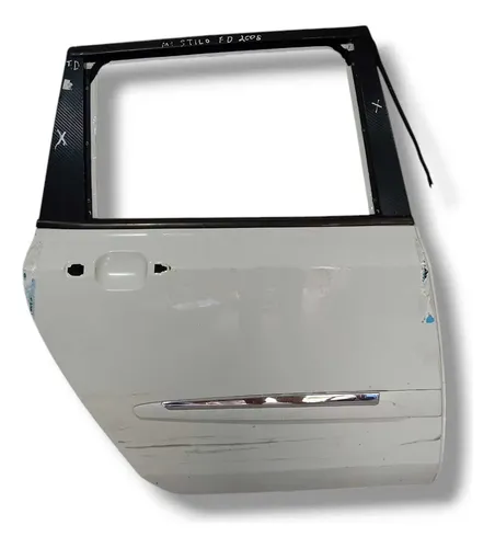 Porta Traseira Direita Fiat Stilo 2008 Traseira Direita Branco