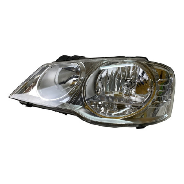 Farol Esquerdo Golf 2008 A 2013 Cromado Esquerdo/motorista
