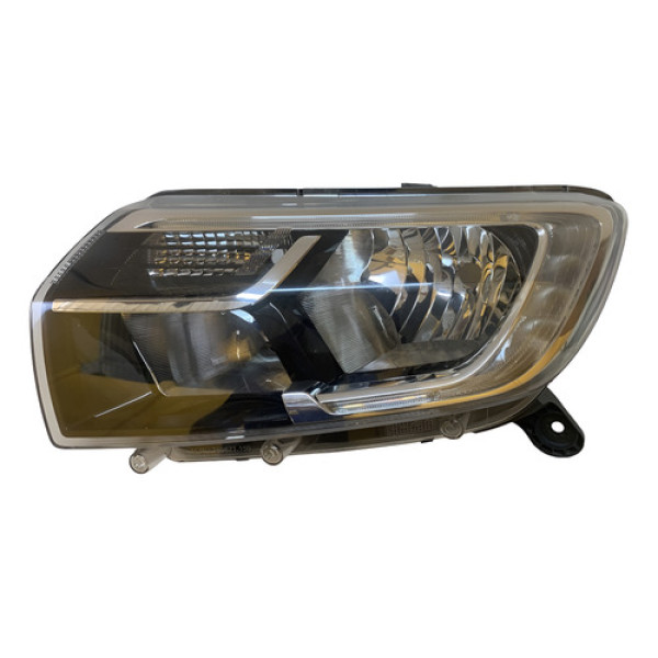 Farol Esquerdo Sandero Logan 2021 C/led Recuperado  Esquerdo/motorista