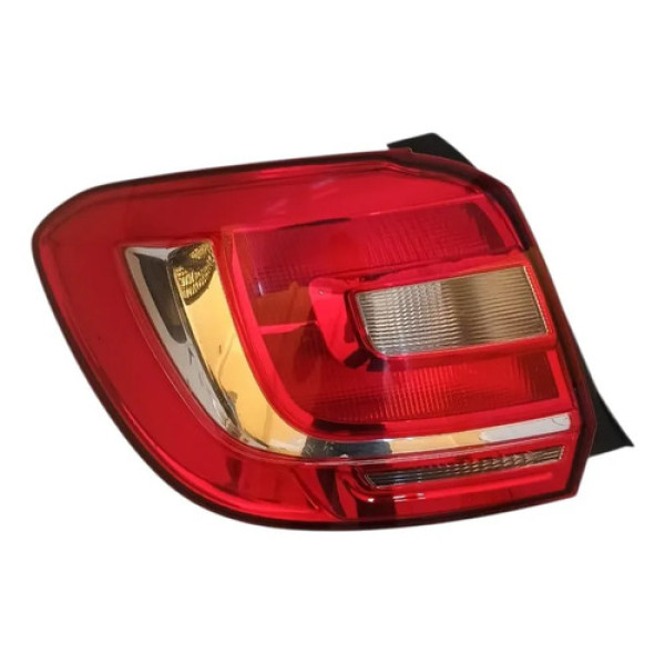 Lanterna Tras. Esquerda Sandero 2015 2016 A 2020 C/ Detalhes Esquerdo/motorista Vermelho