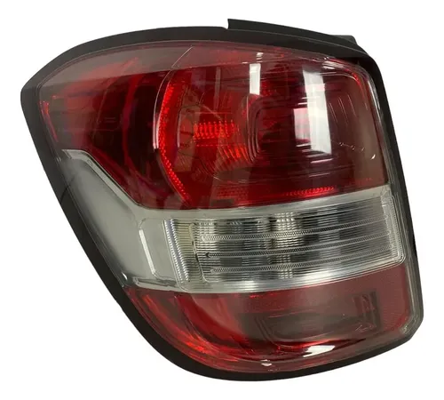 Lanterna Traseira Esquerda Spin 2012 A 2018 Borda Preta Esquerdo/motorista Vermelho