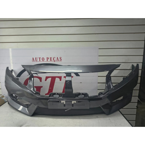 Parachoque Dianteiro Honda Civic 2016 2017 2018 Original Preto
