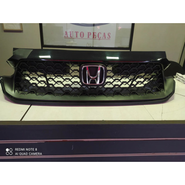 Grade Parachoque Dianteiro City Hatchback 2025 Preto Fosco