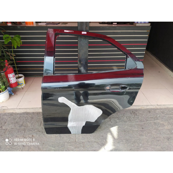 Porta Traseira Esquerda Ford Ka 2015 A 2021 Traseira Esquerdo Preto