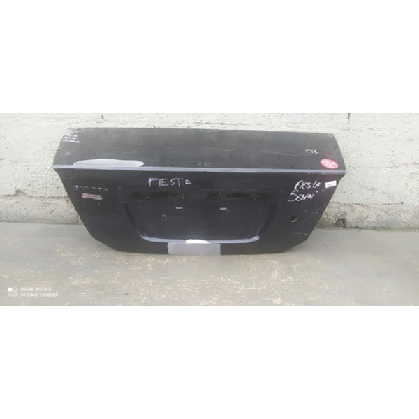 Tampa Porta Mala Traseiro Fiesta Sedan 2003 2004 2005 A 2013 Preto