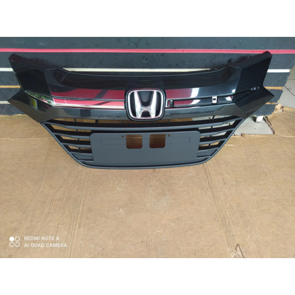 Grade Parachoque Dianteiro Honda Hrv 2015 A 2018 Preto Fosco