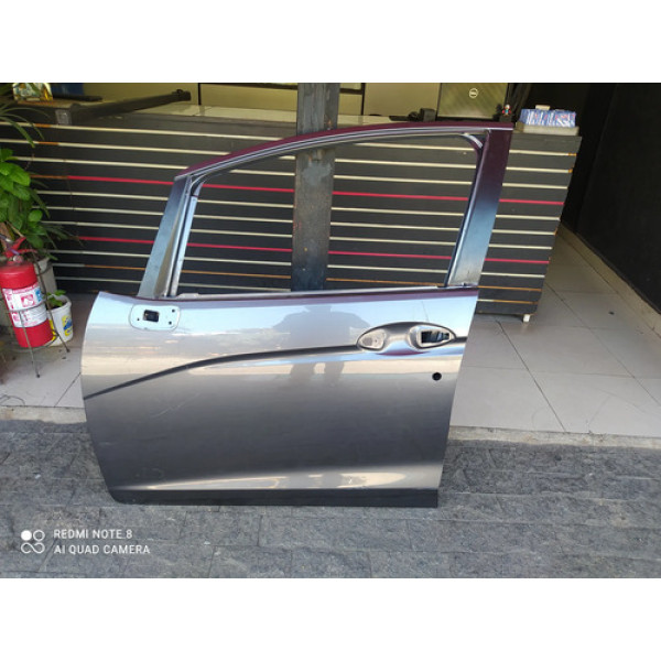 Porta Dianteira Esquerda Honda Fit 2015 A 2021 Dianteira Esquerdo Cinza