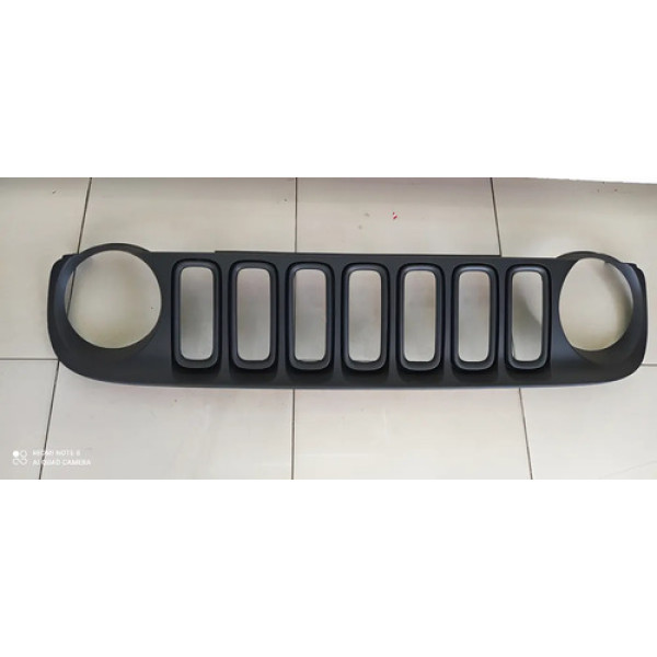 Grade Dianteira Jeep Renegade 2015 2016 2017 2018 Cor Preta Fosco