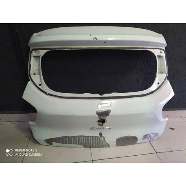 Tampa Porta Mala Traseiro Renault Kwid 2017 A 2025 Branco