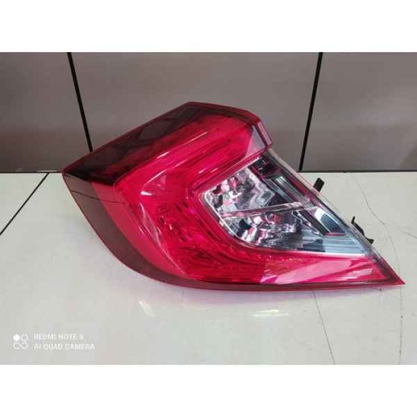 Lanterna Traseira Esquerda Honda Civic 2017 A 2021 Esquerdo/motorista Vermelho