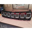 Grade Parachoque Dianteiro Jeep Compass 2022 A 2024 Preto Brilhante