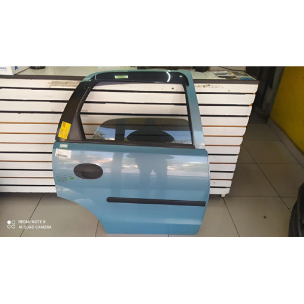 Porta Traseira Direita Corsa Sedan 2002 2003 A 2013 Original Traseira Direita Azul-turquesa