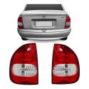 Lanterna Traseira Direita Corsa Sedan Cristal 2000 2010 Direito Vermelho