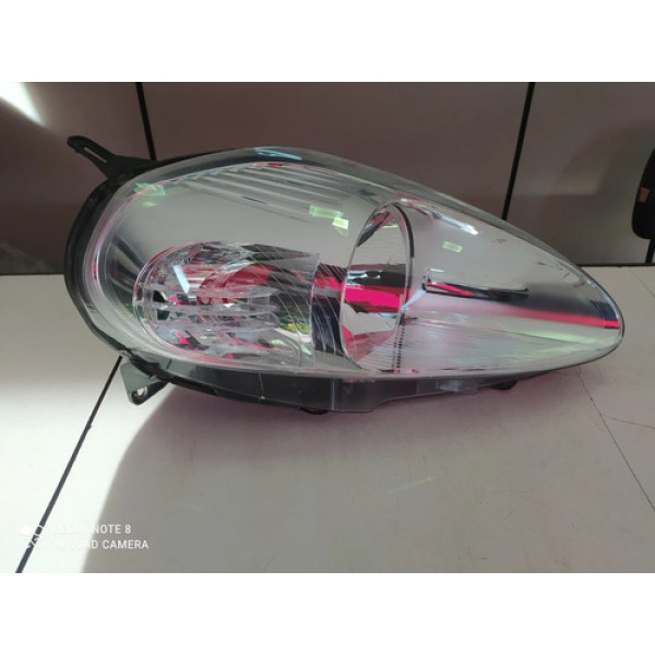 Farol Direito Punto 2007 A 2012 Cromado