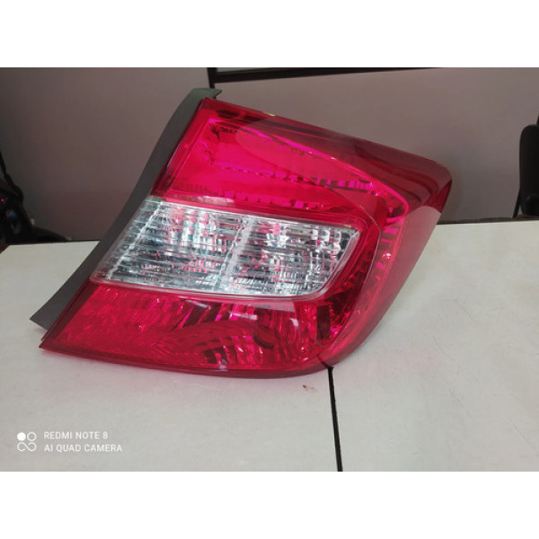Lanterna Traseira Direita Honda Civic 2012 A 2016 Direito/passageiro Vermelho