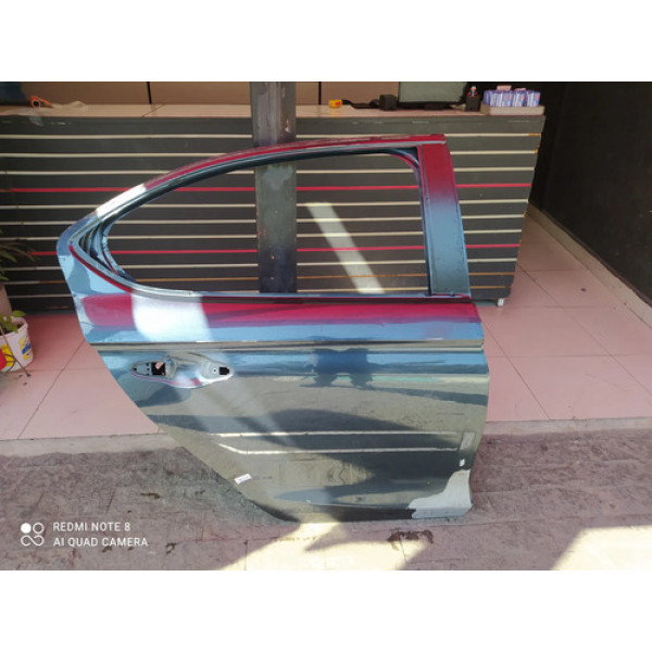 Porta Traseira Direita Honda City 2022 A 2026 Traseira Direita Azul
