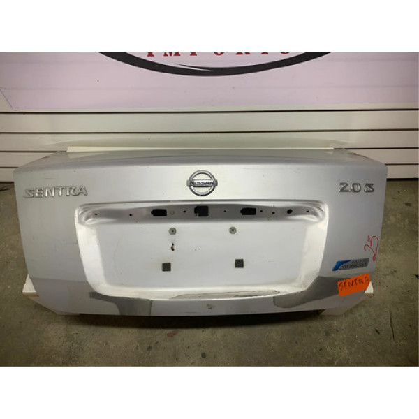 Tampa Porta Mala Nissan Sentra 2008 A 2012 Prateado