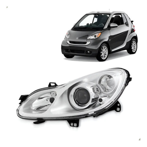 Farol Esquerdo Smart Fortwo 2007 2008 09 10 11 12 13 14 15# Esquerdo