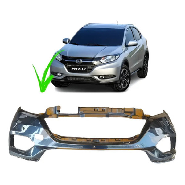 Parachoque Dianteiro Honda Hrv 2019 2020 Original Azul-petróleo