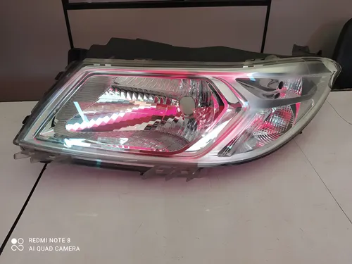 Farol Esquerdo Onix Prisma Cromado 2013  A 2019 Esquerdo/motorista