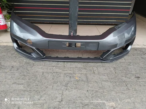 Parachoque Dianteiro Honda Fit 2018 A 2021 Cinza-escuro