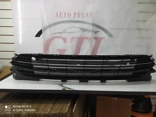 Grade Parachoque Dianteiro Honda Hrv 2022 A 2024 Preto Fosco