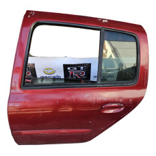 Porta Traseira Esquerda Clio 03/12 Traseira Esquerdo Vermelho