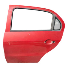 Porta Traseira Esquerda Gol Voyage G5 G6 G7 Traseira Esquerda Vermelho