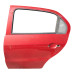 Porta Traseira Esquerda Gol Voyage G5 G6 G7 Traseira Esquerda Vermelho