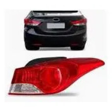 Lanterna Traseira Direita Hyundai Elantra 11 A 13 Rf Direito/passageiro Vermelho