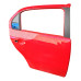 Porta Traseira Direita Vw Gol G7 G8 19/24 Traseira Direita Vermelho