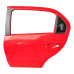 Porta Traseira Esquerda Vw Gol G7 G8 19/24 Traseira Esquerdo Vermelho
