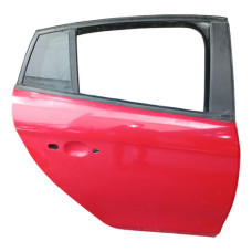 Porta Traseira Direita Fiat Bravo 2010 A 2016 Vermelho Traseira Direito Vermelho