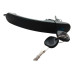 Maçaneta Externa Ambos Lados Diant C/chave Vw Gol G3/g4 Preto Dianteira