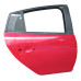 Porta Traseira Direita Fiat Bravo 2010 A 2016 Vermelho Traseira Direito Vermelho