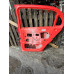 Porta Traseira Direita Vw Gol G7 G8 19/24 Traseira Direita Vermelho