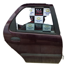 Porta Fiat Palio 2001 Traseira  Direita  Traseira Direito Marrom
